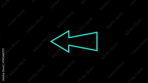 A bouncing dynamic arrow icon placed on black background, crafted with clean and design approach.This type of arrow is widely used in modern digital indicate scrolling prompts and loading animation.