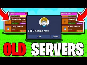 How To JOIN OLD SERVERS In Grow A Garden! (NEW GLITCH) Roblox