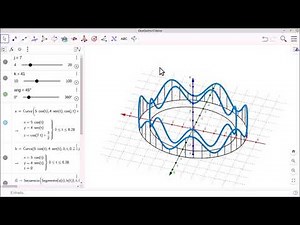 Roller Coaster in Geogebra 3D (Tutorial)