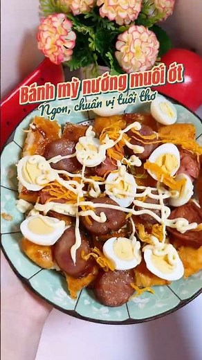 Cách làm bánh mỳ nướng muối ớt bằng nồi chiên không dầu siêu dễ | Bếp của Huyền