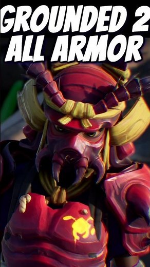 GROUNDED 2 Every New Armor Set! Huge Changes! Fire Ant Samerai! Wolf Spider Rogue! #grounded2
