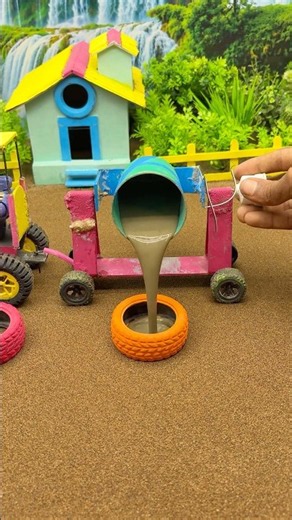 DIY Tractor Making Step by Step 🔧 #shorts