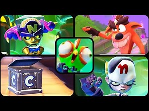 Crash on the Run - All Bosses