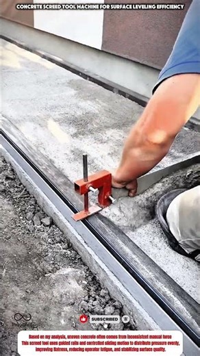 Concrete Screed Tool Machine for Surface Leveling Efficiency