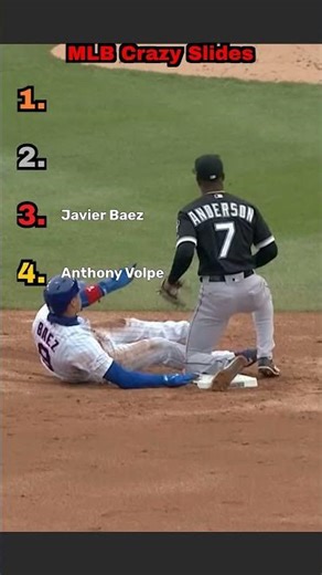 MLB Crazy Slides #short #baseball