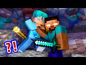 Fighting Herobrine in VR Minecraft [Minecraft]