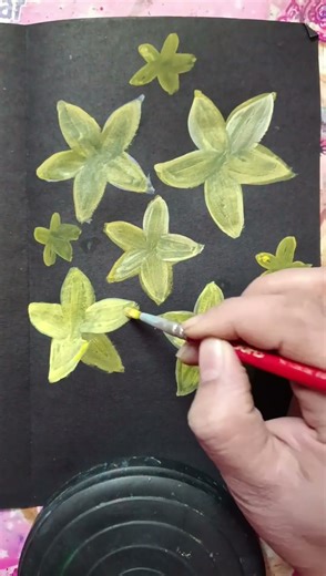 Flower 🌼 tree 🌴 flower 🌼#drawing 🌼 tree 🌴