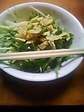 【私の料理】水菜の簡単サラダ #思い出 #料理 #2026年