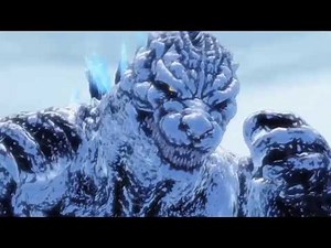 Snow Godzilla (ユキノゴジラ) in Shinkansen Henkei Robo Shinkalion the Movie