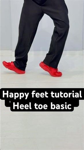 Shuffle footwork for beginners - Heel toe part 1 #shuffledance #shorts #shuffletutorial #kunalmore