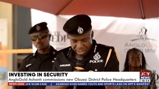 14 reactions | Investing in security: AngloGold Ashanti commissions new Obuasi District Police Headquarters. #NhyiraUpdates #NhyiraFM | Nhyira 104.5 FM | Facebook