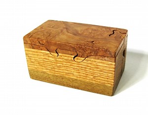 Puzzle Box Made of Maple Burl With Three Woods - Etsy