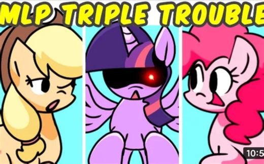 Friday Night Funkin' VS Sonic.EXE Triple Trouble MLP Cover (FNF MOD/HARD)