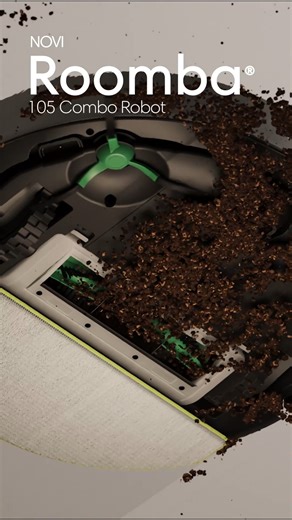 🖤 Roomba® 105 Combo – tvoj prvi korak ka automatskom čišćenju! Usisava briše sam izbegava tepihe zahvaljujući ClearView™ LiDAR navigaciji. 🤖✨ Besprekorno čisti, mapira prostor i ostavlja podove spremne za bose noge. U verziji Roomba® 105 Combo AutoEmpty automatski prazni posudu do 75 dana. za još manje brige. #Roomba105 #RoombaCombo105 | iRobot Srbija