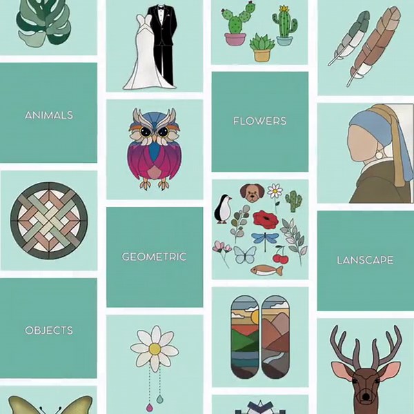 Frog Stained Glass Pattern: Animal Suncatcher DIY (PDF/JPEG) - Etsy