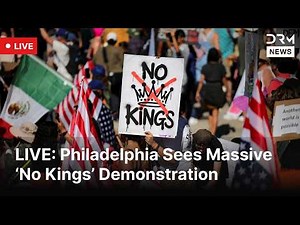 LIVE: Aerials Show ‘No Kings’ Protest In Philadelphia | DRM News | AC1F