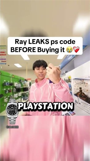 Ray LEAKS PSCode BEFORE Buying it😭 #twitchclips #rayasianboy #shorts