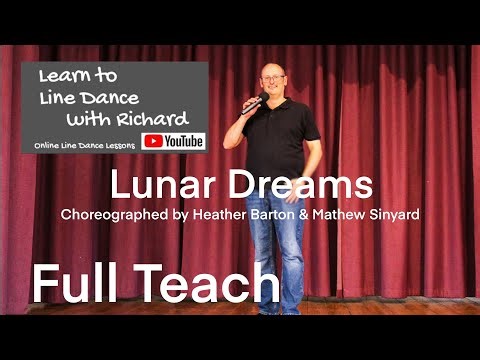 BEGINNER LINE DANCE LESSON 199 - Lunar Dreams - Part 1 - Full Teach