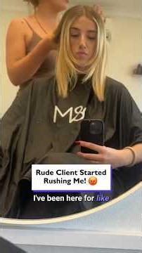 I Just Witnessed The Most Entitled Client EVER 🚩😲 #hairdrama, #salonnightmare, #rudeclient, #karen,