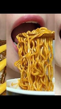 asmr BBQ KOREAN GRILLED CHICKEN & SPICY FIRE NOODLES & CHEESE BALL MUKBANG eating sounds