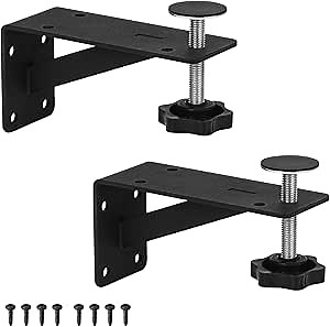 2PCS Undermount Sink Brackets Sink Legs Adjustable Sink Support Brackets Sink Repair Kit System for kitchen and bathroom Sink (2)