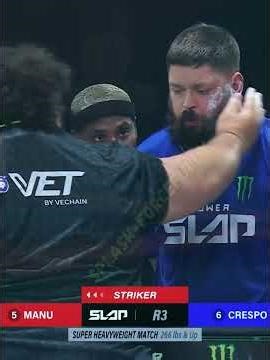 One slap knocks down the opponent #foryou #splash #mma #slap #boxing #knockout