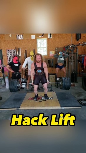 Reverse Deadlifts 🤯 The Hack lift, also called the Hack deadlift or Hack squat, is an interesting movement that puts emphasis on the quads during the lift to help build power off of the floor. The Hack lift is a behind the back deadlift, not to be confused with the Hackenschmidt lift which is a difficult variation of the deep knee bend. George Hackenschmidt is credited for inventing this lift as well as the Hackenschmidt lift and the Bench Press. Needless to say he has had profound impact on we