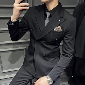[Hot Item] Lightweight & Breathable Refined Men's Wedding Suit Collection Classic Formal Suits