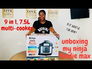 Ninja Foodi Max 9-in-1 Multi Cooker unboxing & Pressure test Demo