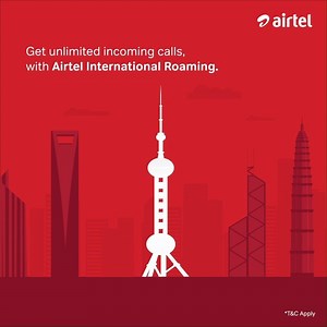 Think smooth and hassle-free network while travelling is a tall order? Think again. Get unlimited incoming calls, wherever you go, with #AirtelInternationalRoaming. http://bit.ly/AirtelIR | Airtel India