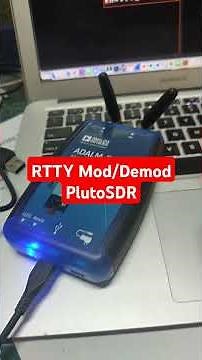 RTTY SDRangel and PlutoSDR Full Duplex #shortsfeed #shorts #ytshorts #viralvideo