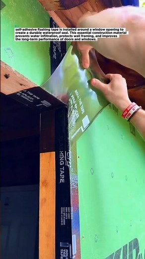 How to Install Window Flashing Tape Like a Pro | Waterproof House Wrap Installation Hack