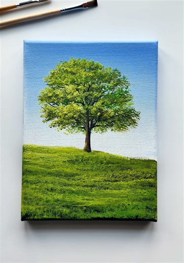Easy Tree Painting Tutorial for Beginners