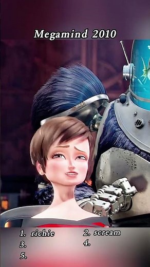 Megamind's Kidnap Fail: Roxanne Is More Interested in a Spider! 😂🕷️ #Shorts #Megamind #FunnyScene