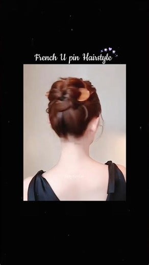 French U pin Hairstyle 💝 Tutorial 🌹 Fairy Hair Lab 🍁