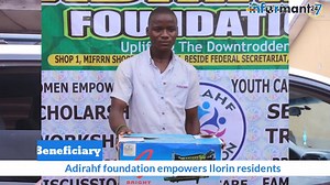 3.8K views · 40 reactions | [VIDEO] Group distributes sewing machines, hairdryers, other items to Ilorin residents An Ilorin based Non-Government Organisation, Adirahf Foundation, in her philanthropic gesture on Saturday, June 11 distributed empowerment items worth huge amount of money to porters, apprentices in Ilorin. https://theinformant247.com/group-distributes-sewing-machines-hairdryers-other-items-to-ilorin-residents/ | The Informant247 | Facebook