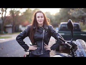 Best 2018 Leather Motorcycle jacket for women to buy video