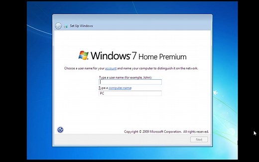 格式化系统并清理Windows 7的安装 Formatting and Clean Install of Windows 7
