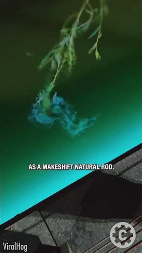 Willow Branch Fishing Hack? This Guy Instantly Became a Pro! 🐟😂