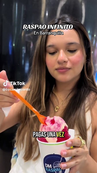 Un patrimonio de Barranquilla que pagas una vez y puedes disfrutar las veces que quieras!!! Y lo mejor sin miedo de intoxicarte🙈 @Dm Raspados #3b #fyp #parati #recomendaciones #comida #restaurantes #barranquilla #colombia