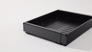 Pull out Cabinet Organizer, 1 pack, 20.5" Deep Heavy Slide out Drawers, Upgrade Three Triple-Slide Rail Systems, Expandable 12.8"-20.8" Roll out Shelf Storage for Kitchen Base Cabinet Organization