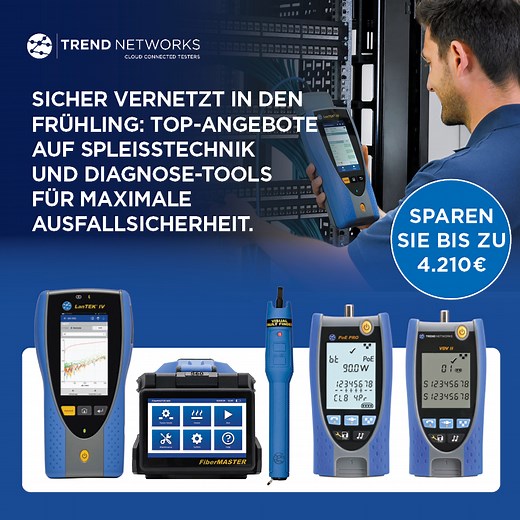 Kabelzertifizierer LanTEK IV-S - Tester für Kupfer- und Glasfaserkabel