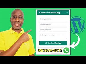 How to Connect a WordPress Contact form to WhatsApp with Contact Form 7 and FormyChat