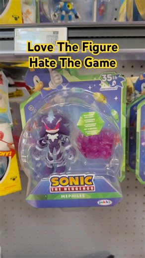 Sonic 35th Mephiles the Dark 4″ Figure — Found at Walmart! 🖤💜