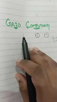 What is grid computing in distributed system