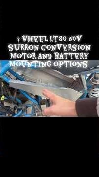 Lt80 60v 3 wheel conversion battery and motor