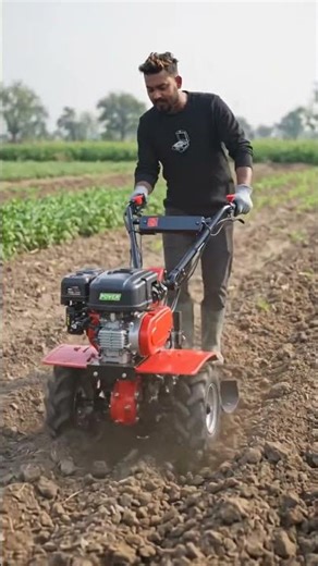 5 Minute Me Zameen Ready! 🔵 Electric Power Tiller | Smart Farming Machine #shorts