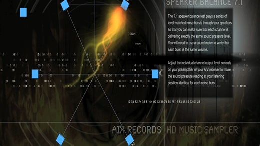 7.1声道定位测试原盘文件，如果被压缩不能使用请看评论区！