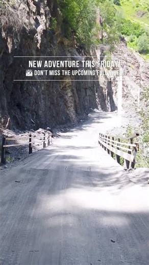 Narrow Mountain Road & Small Bridge — Driving Through Slate Cliffs