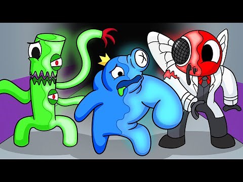 RAINBOW FRIENDS, but They're MUTANTS! (Cartoon Animation)